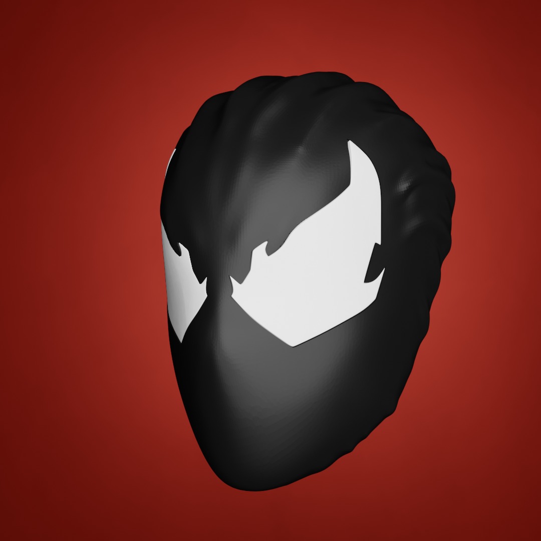 SPIDER-MAN SYMBIOTE MASK - MARVEL 3D print model_3