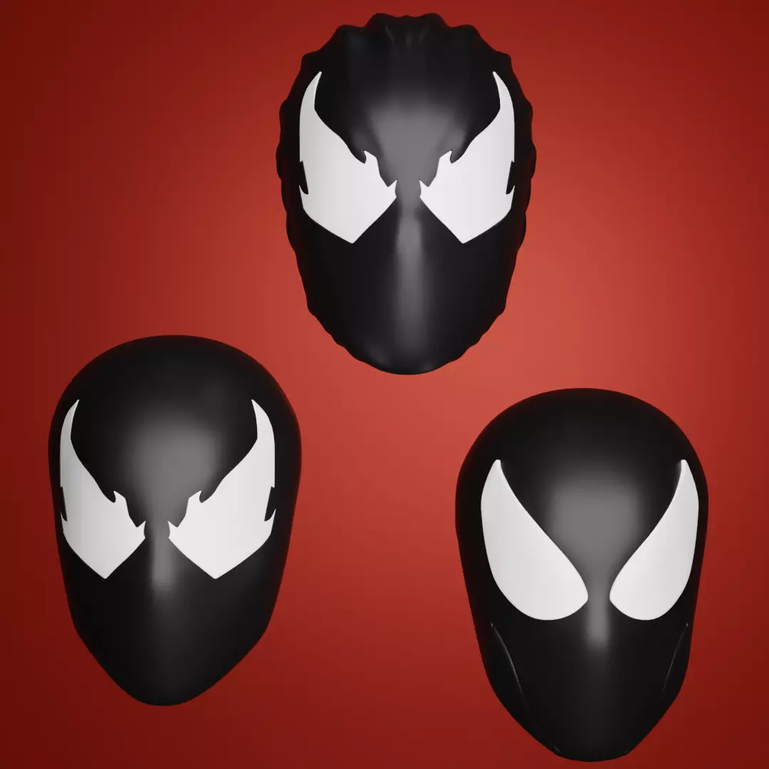 SPIDER-MAN SYMBIOTE MASK - MARVEL 3D print model_0