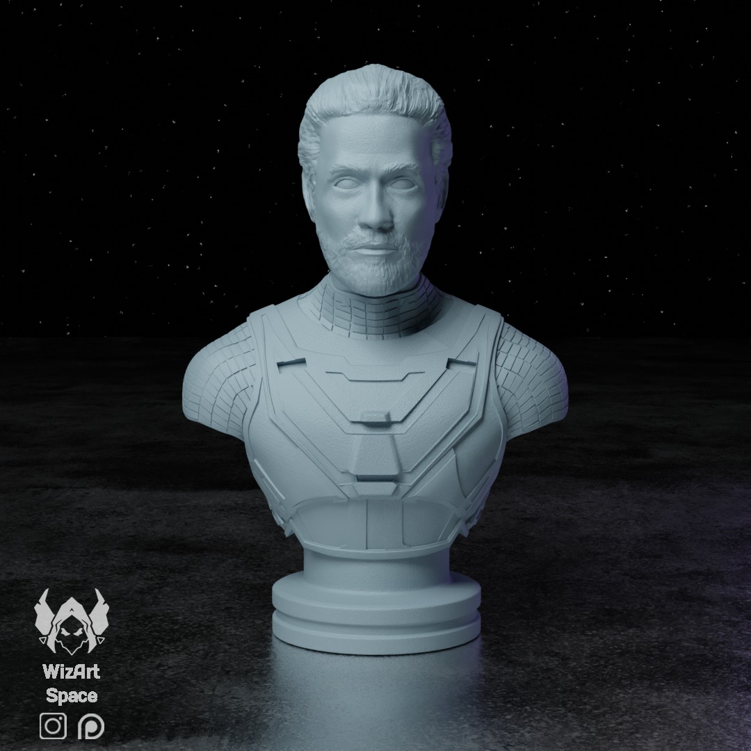 MYSTERIO Bust - SPIDERMAN FAR FROM HOME 3D print model_2