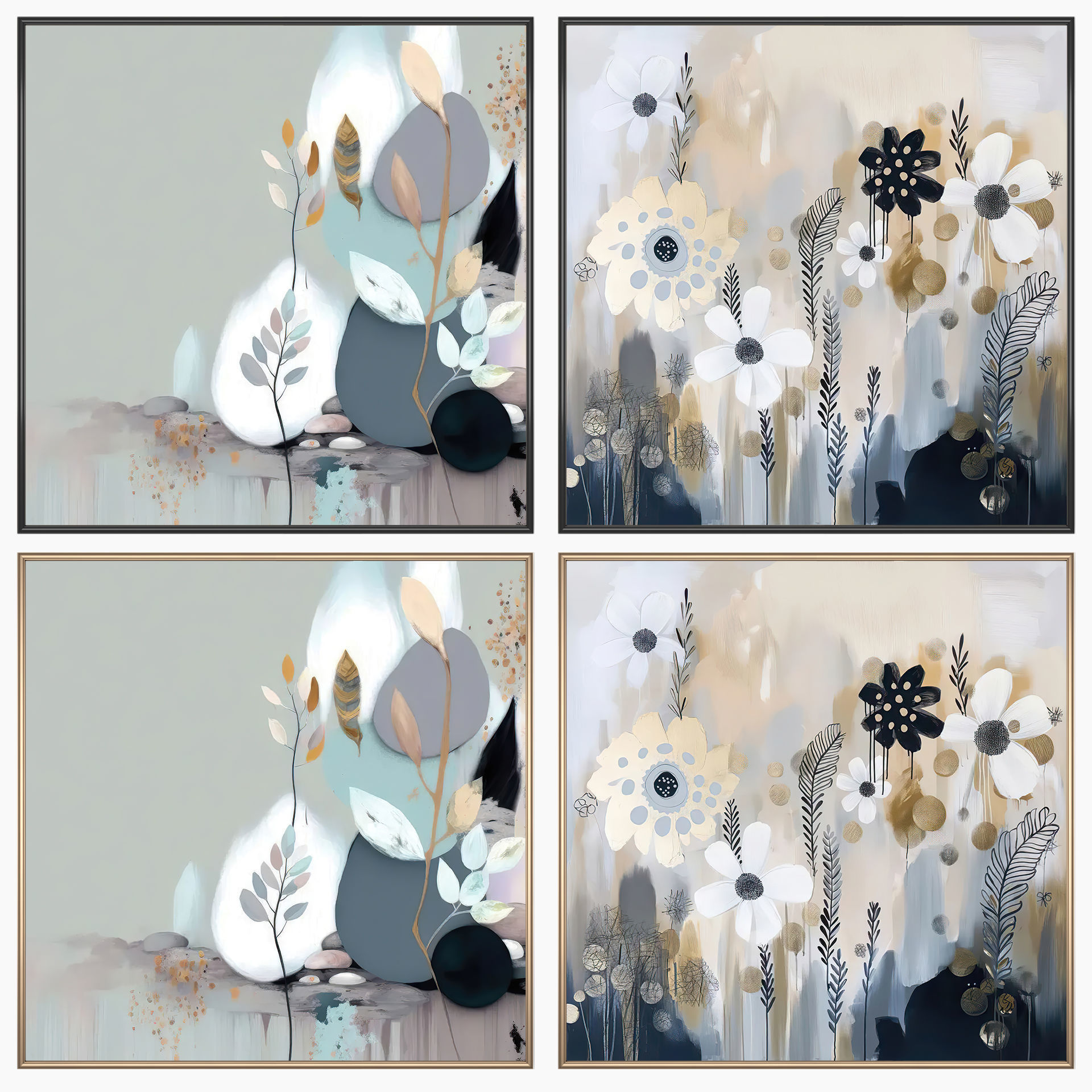 Wall Art Set 4350 3D model_1