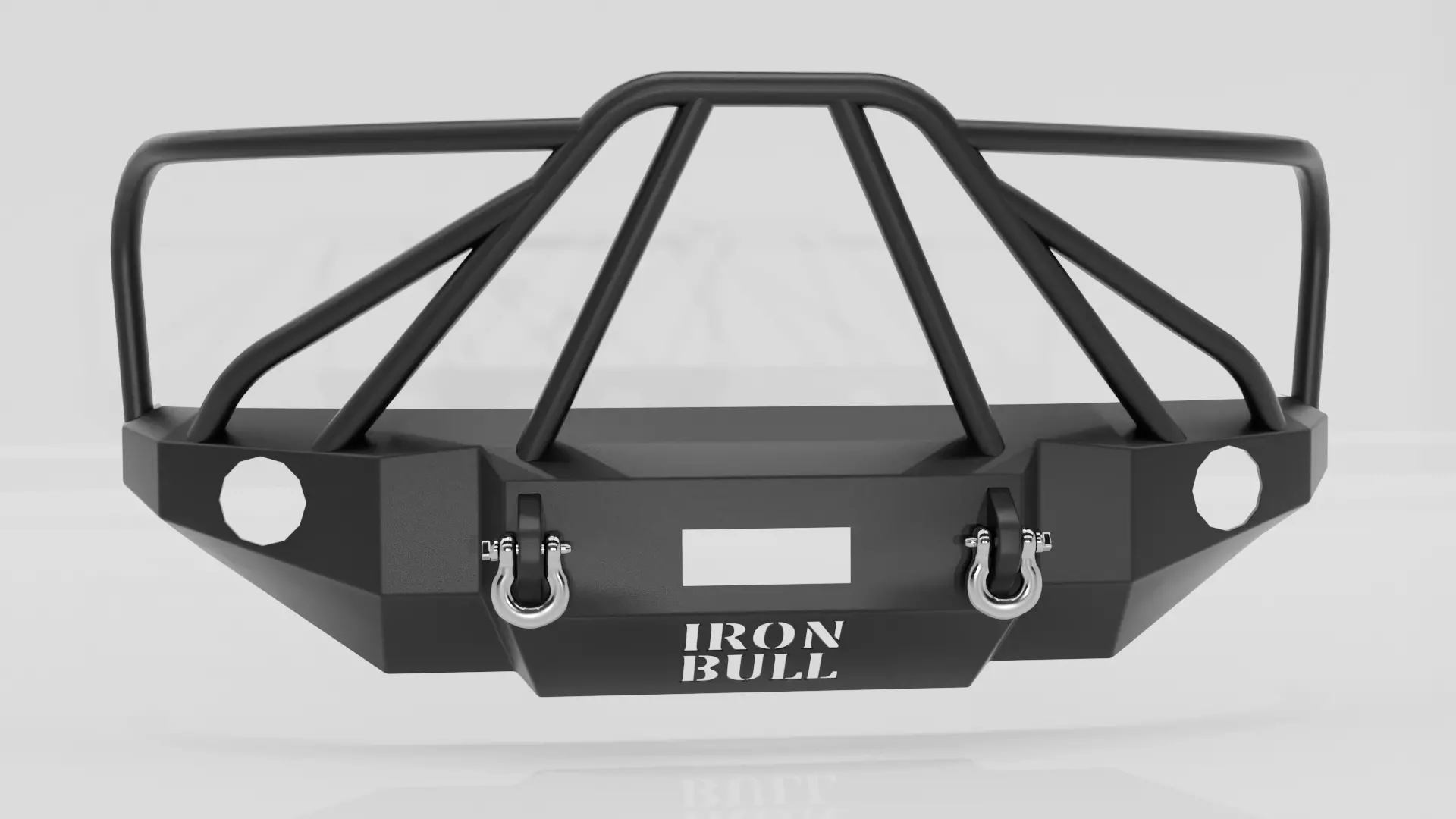 BUMPER FRONT FOR CHEVY SILVERADO IRON BULL 3D model