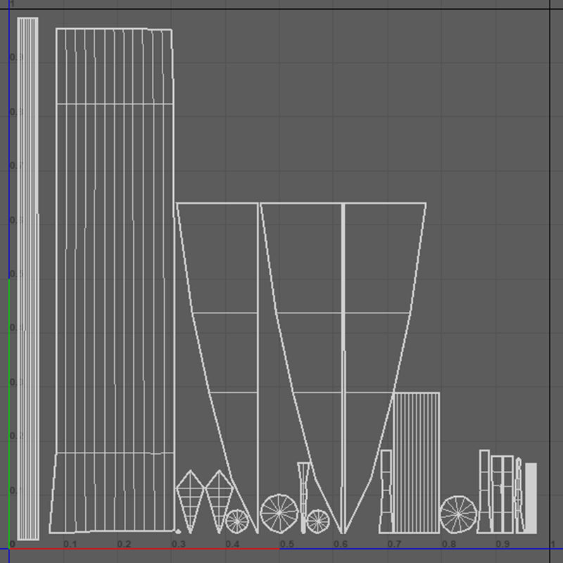 Medieval Catapult V02 Old Low-poly 3D model_11