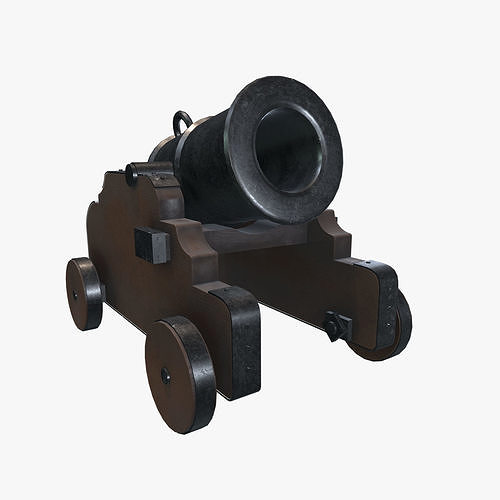 Medieval Mortar V01 new Low-poly 3D model