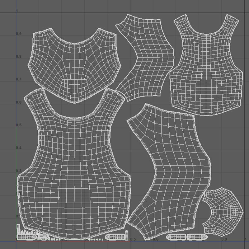 Medieval Leather Armor V01 Low-poly 3D model_11