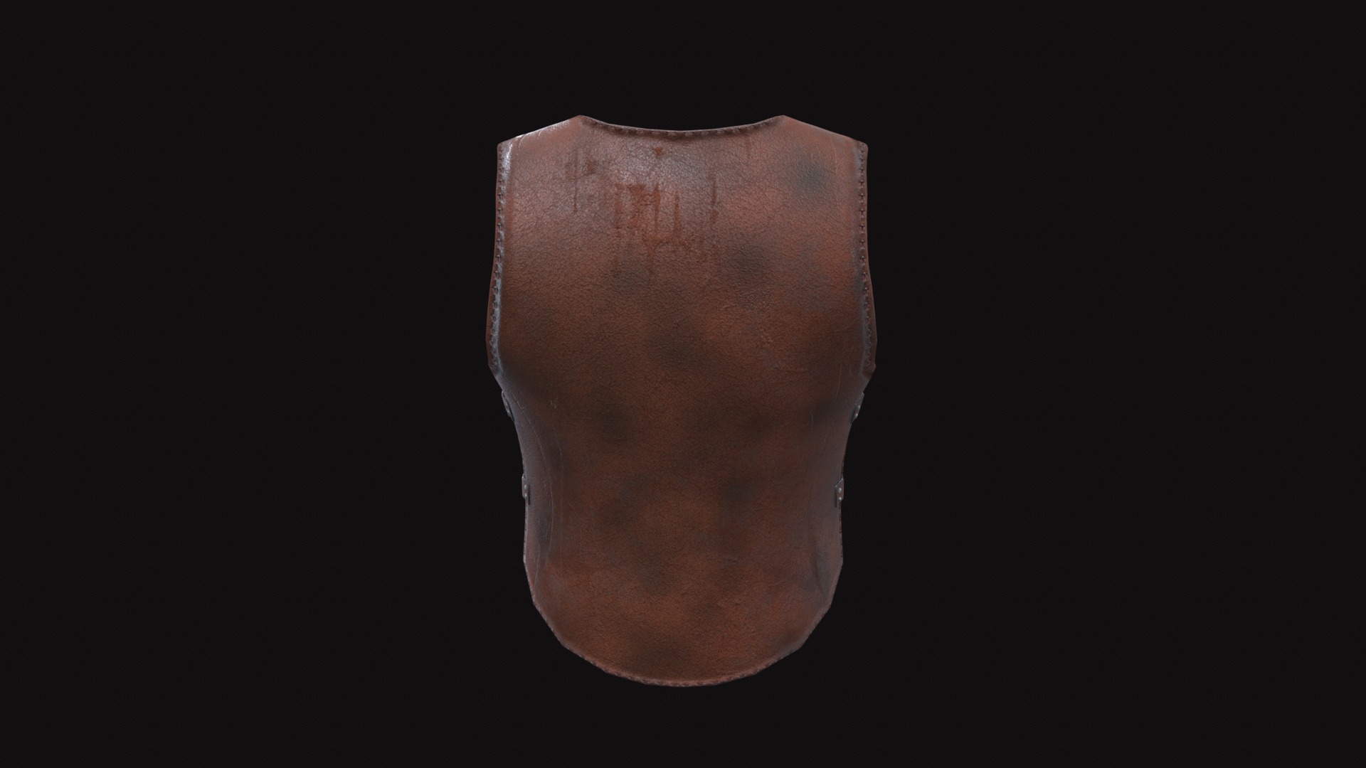 Medieval Leather Armor V01 Low-poly 3D model_3