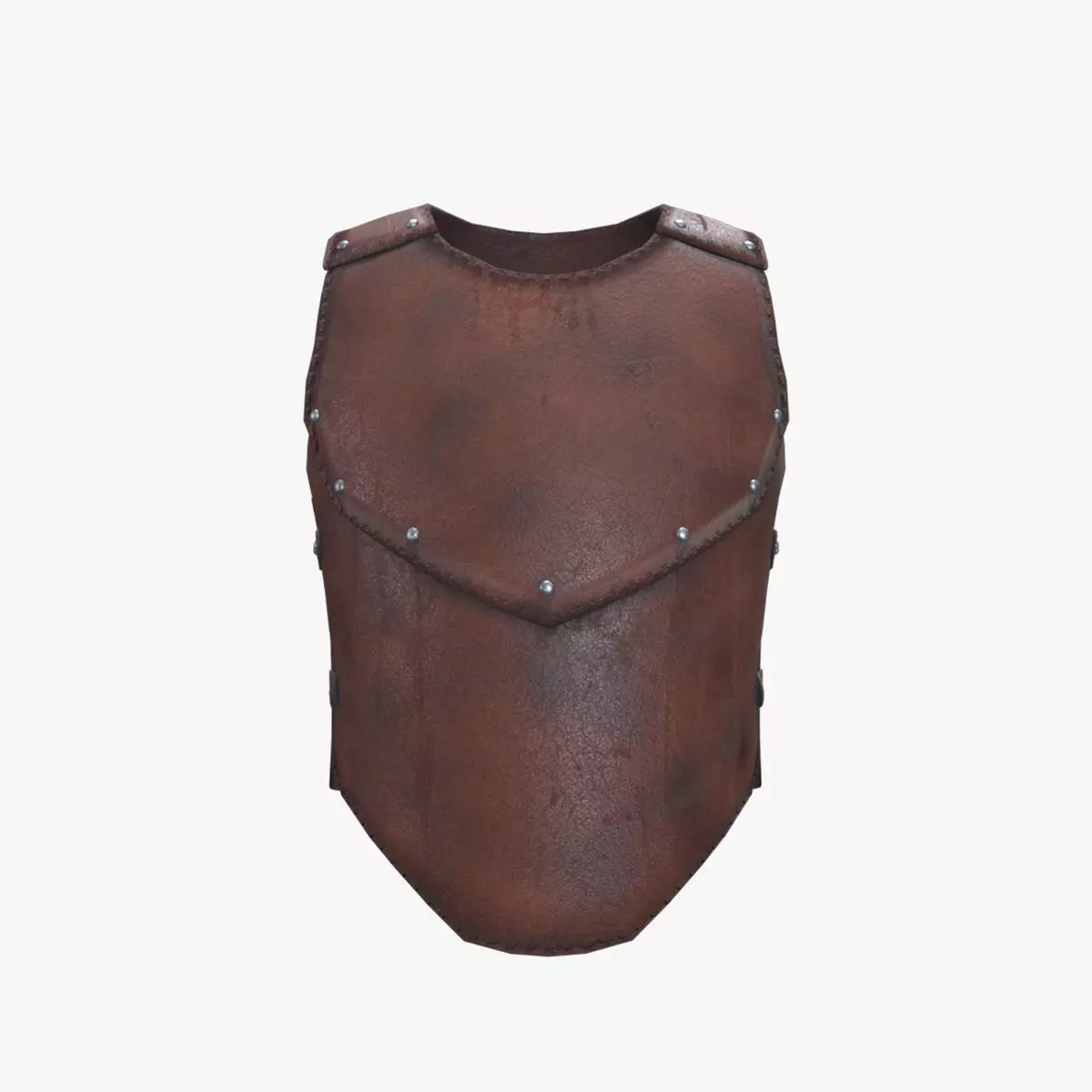 Medieval Leather Armor V01 Low-poly 3D model_0