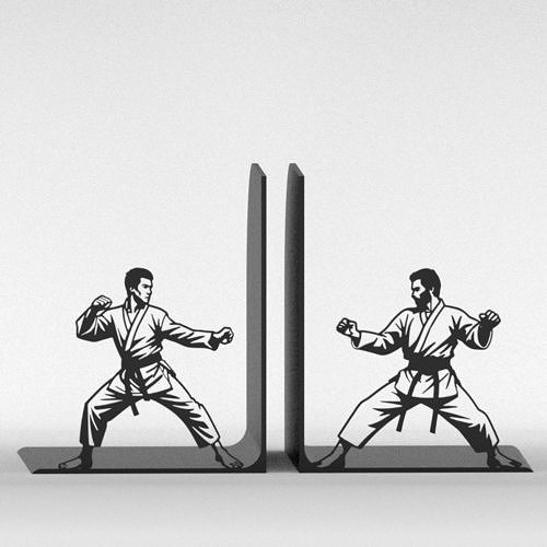 Karatekas Bookends 3D print model