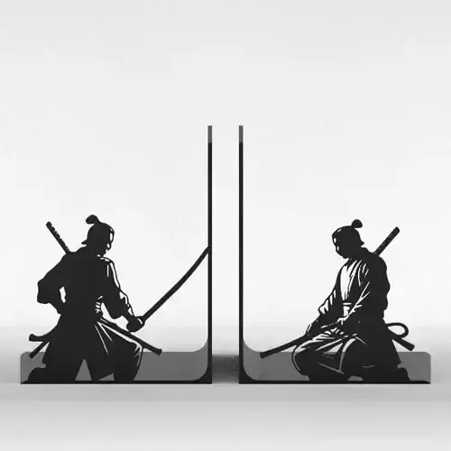 Samurai Bookends 3D print model