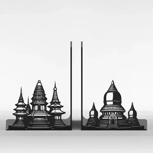 Stupas Bookends 3D print model
