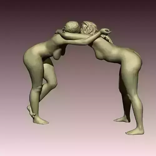 I kissed a girl  3D print model