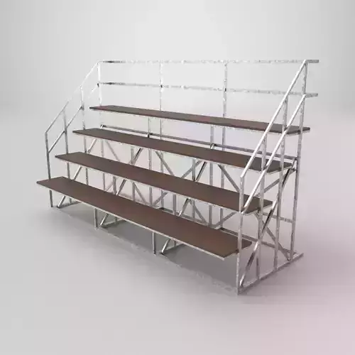 Wood Bleacher Model