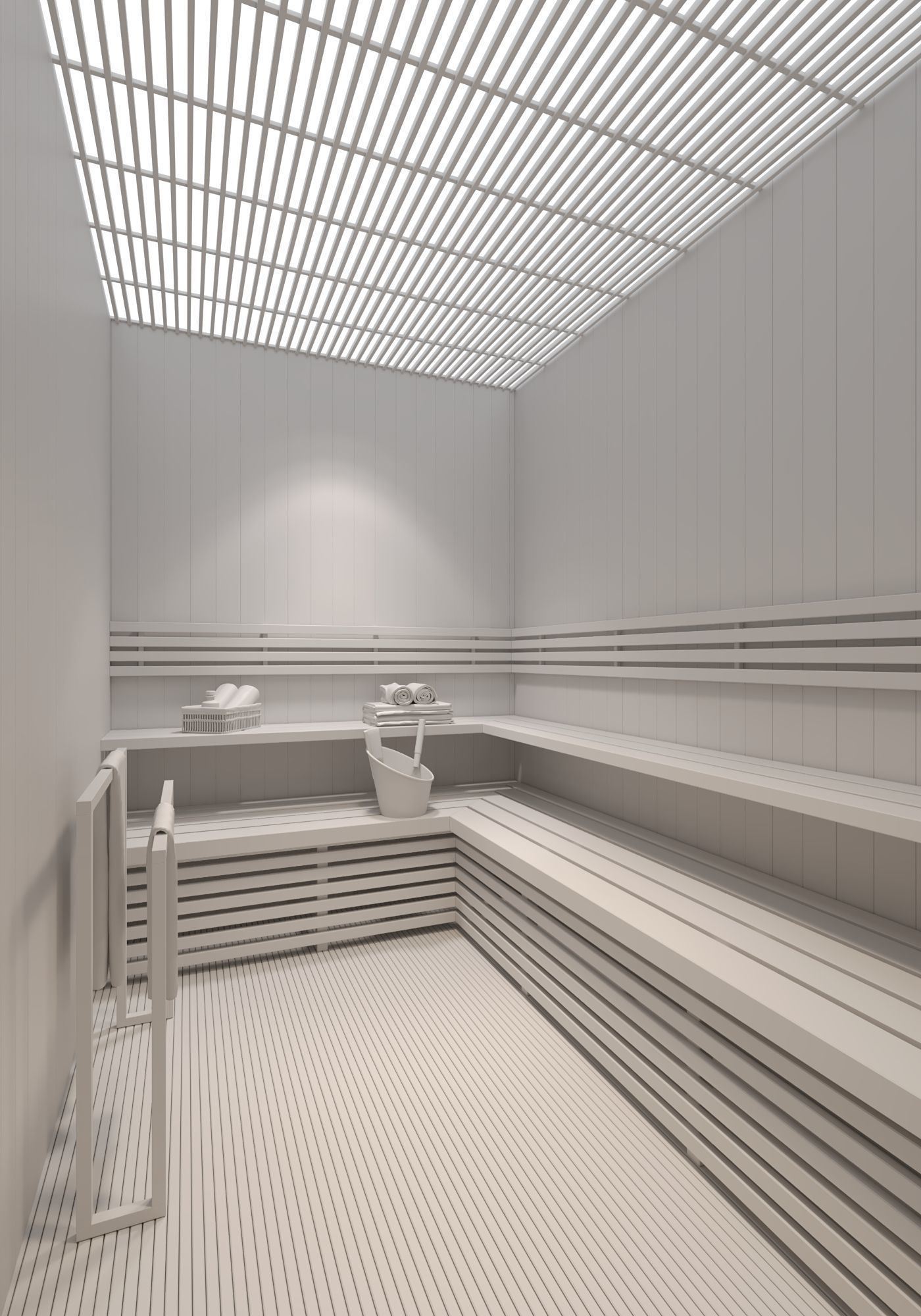 AR-24051 Acube - Sauna-Steam 3D Scene 3D model_9