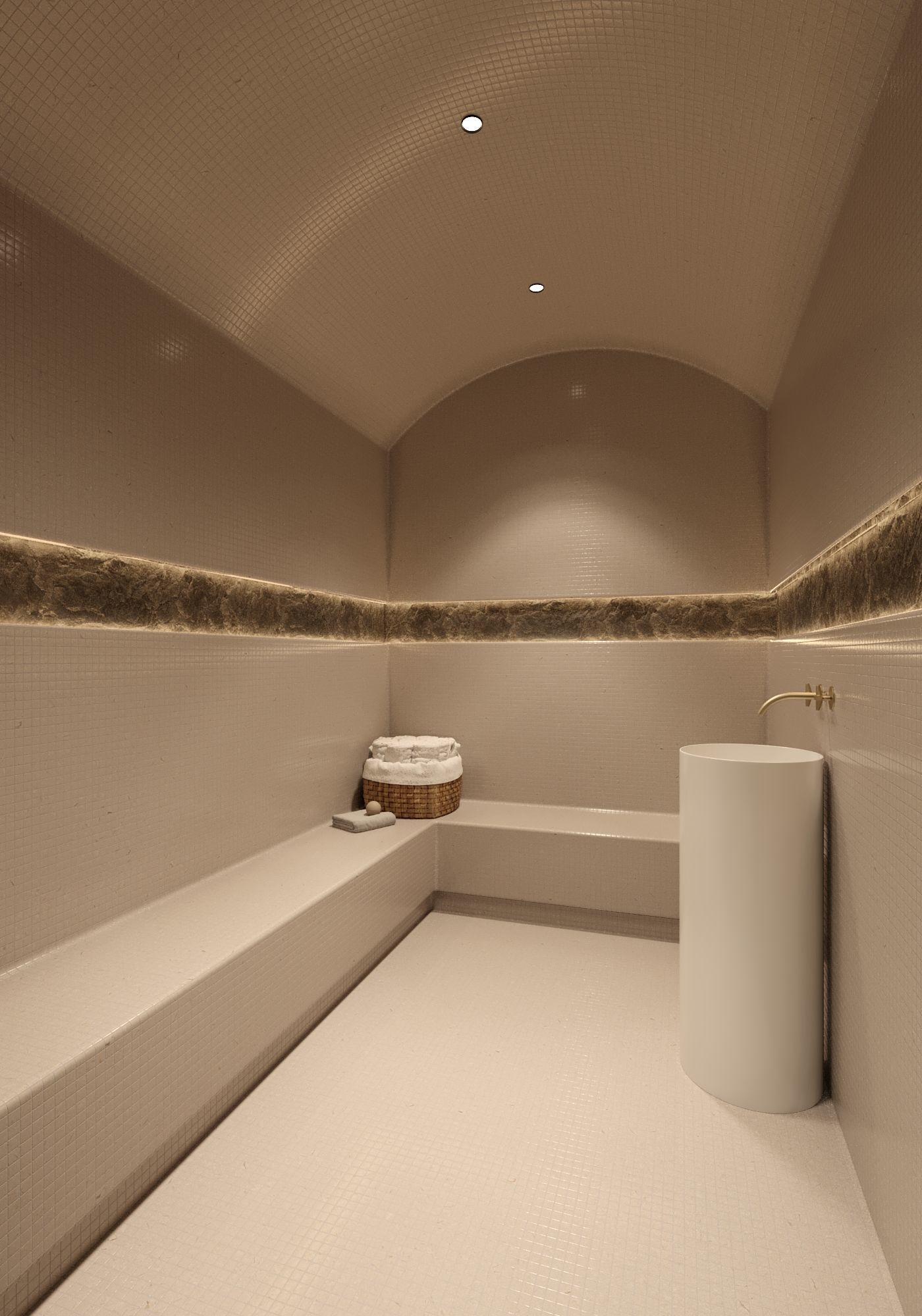 AR-24051 Acube - Sauna-Steam 3D Scene 3D model_6