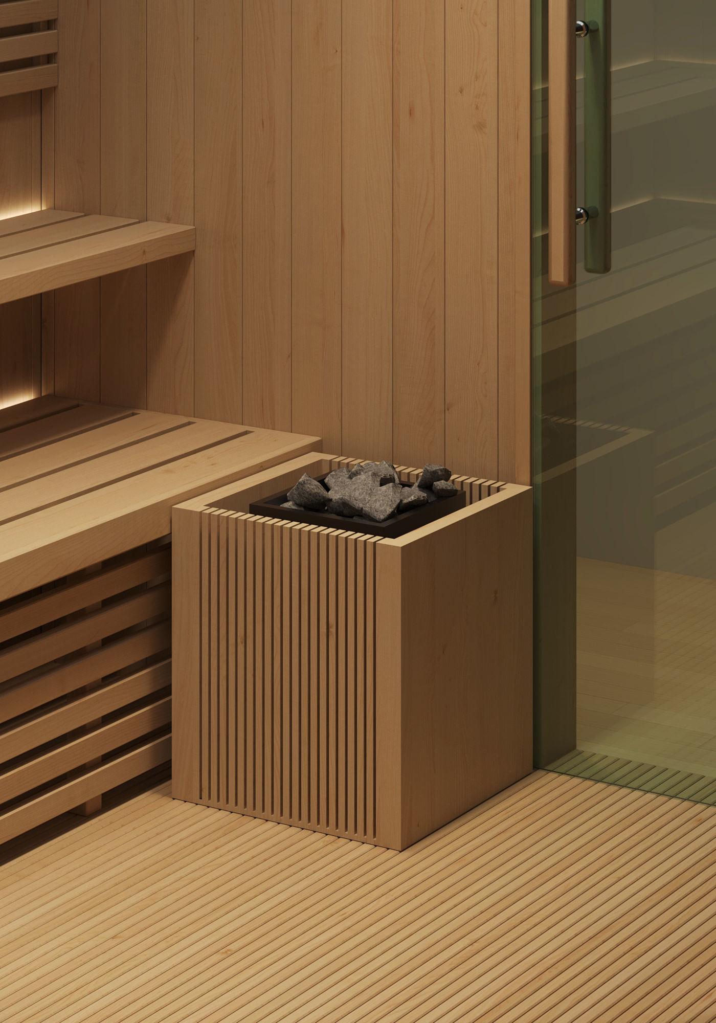 AR-24051 Acube - Sauna-Steam 3D Scene 3D model_4