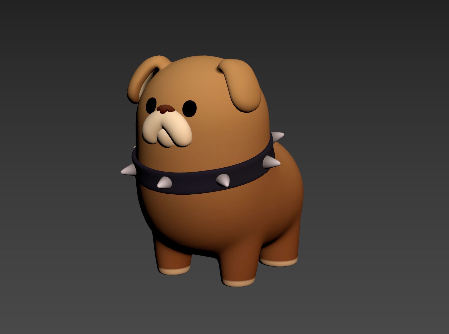 Dog Character 05 3D model_21