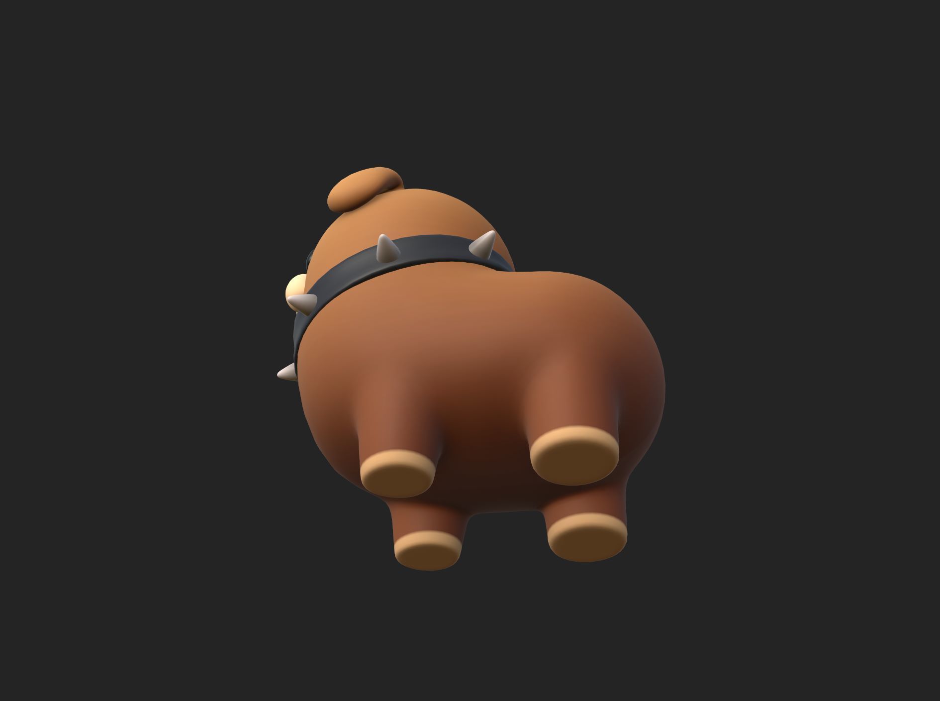 Dog Character 05 3D model_16