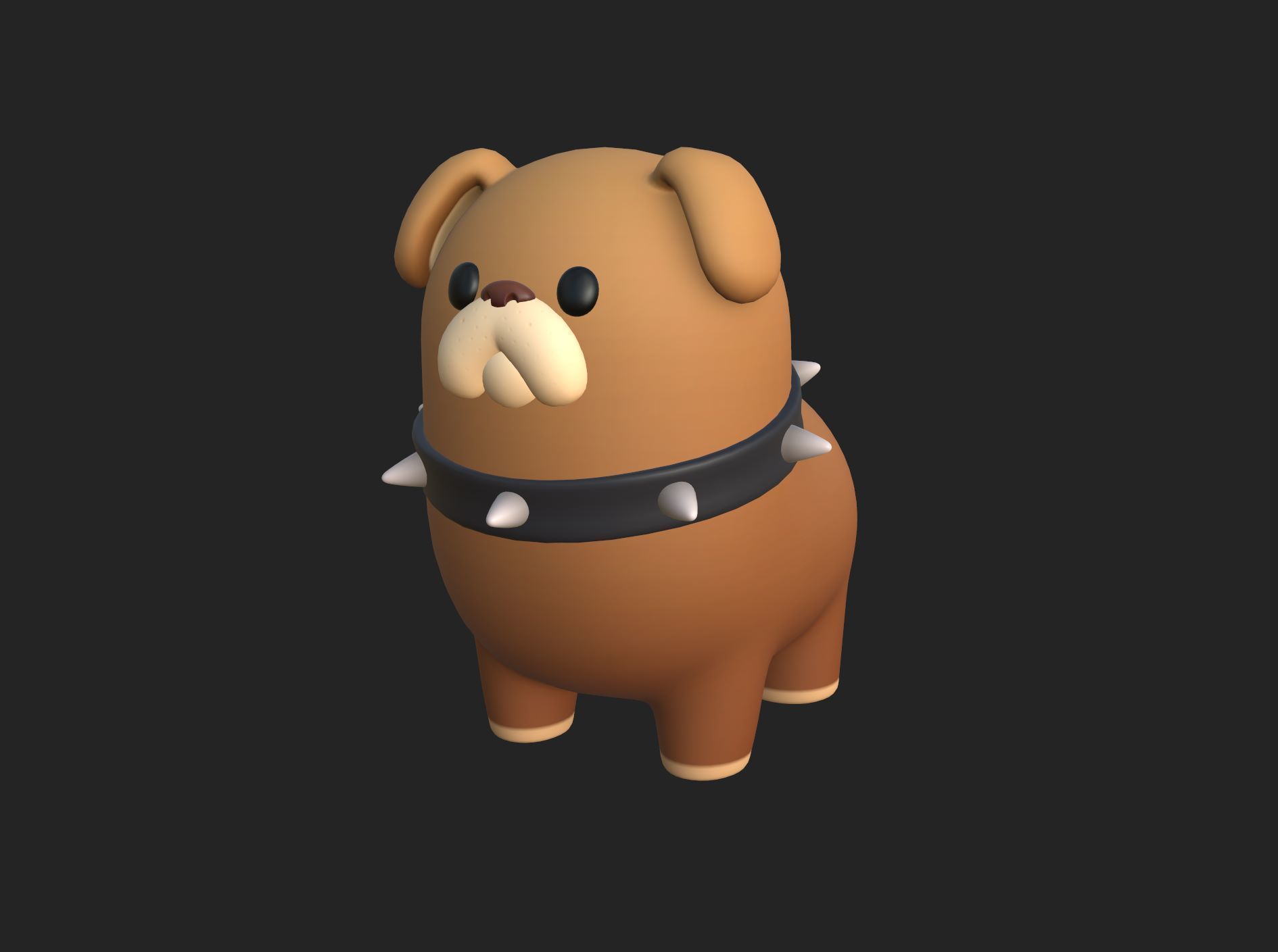 Dog Character 05 3D model_10