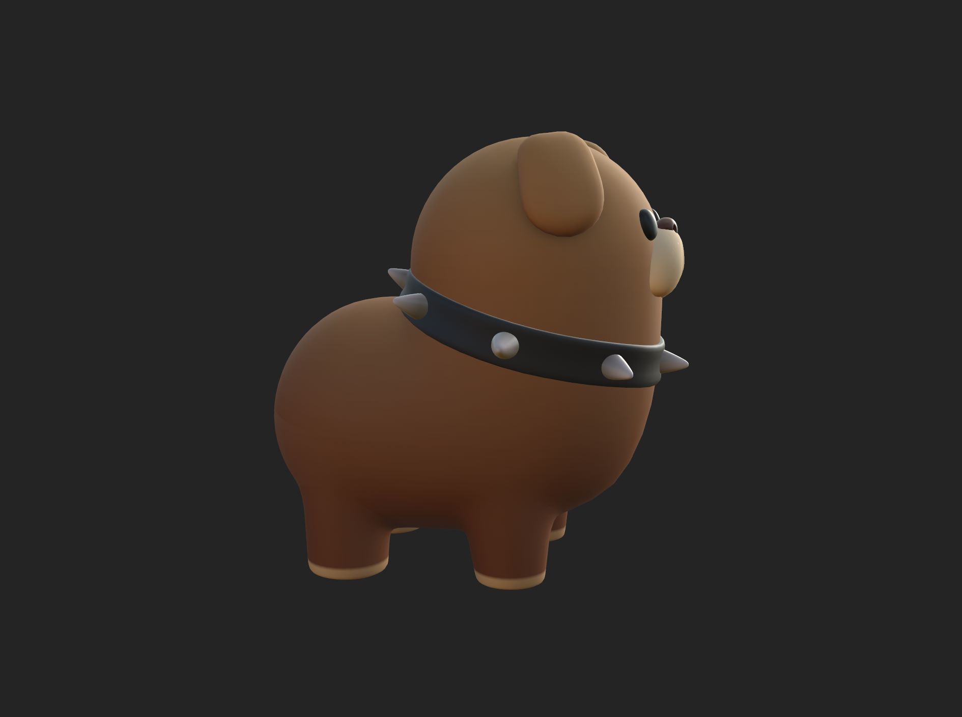 Dog Character 05 3D model_13