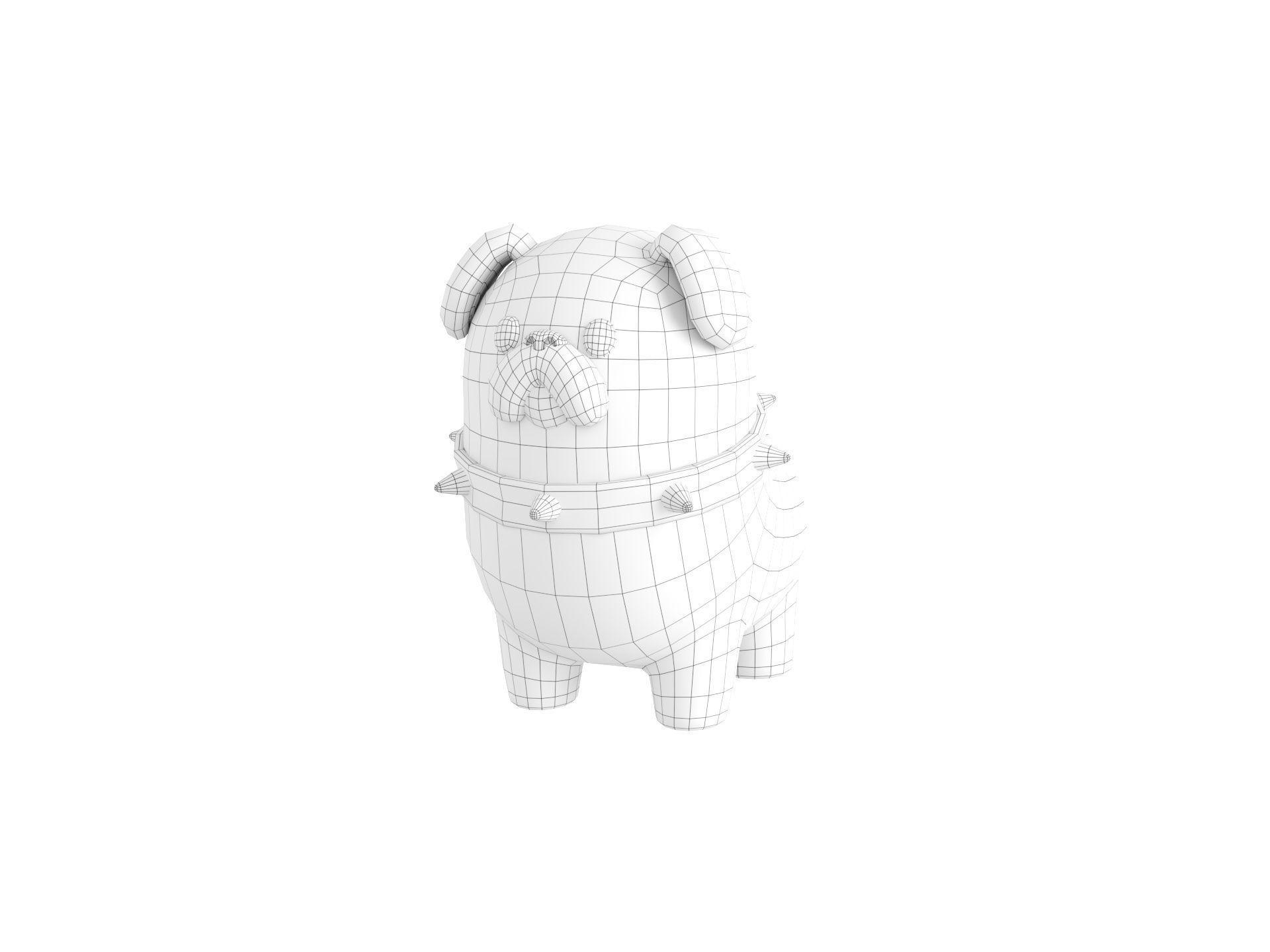 Dog Character 05 3D model_31