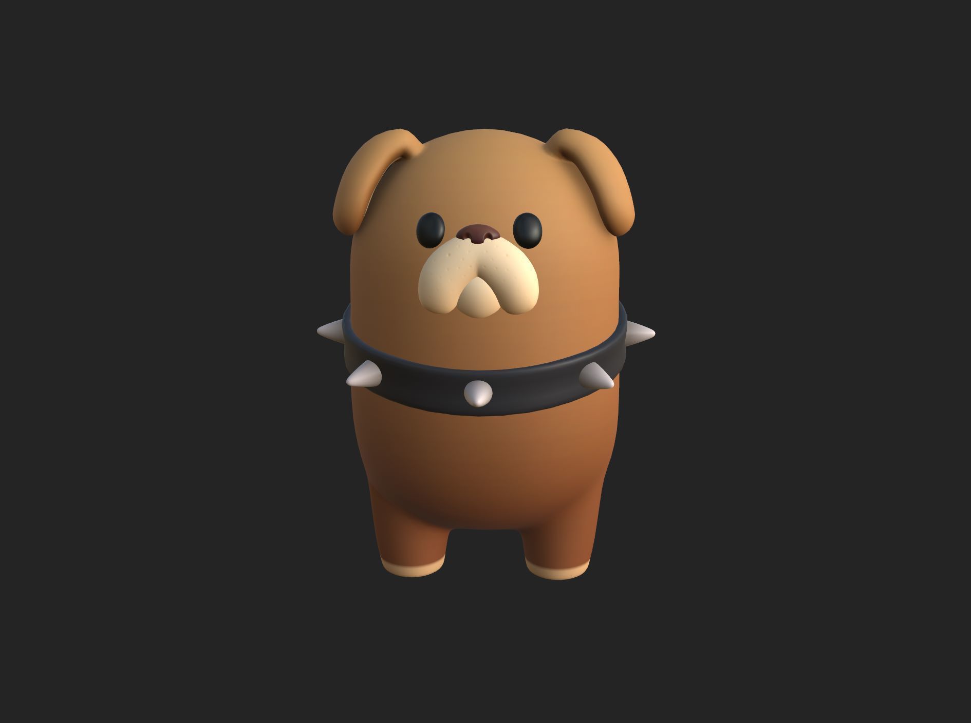 Dog Character 05 3D model_11