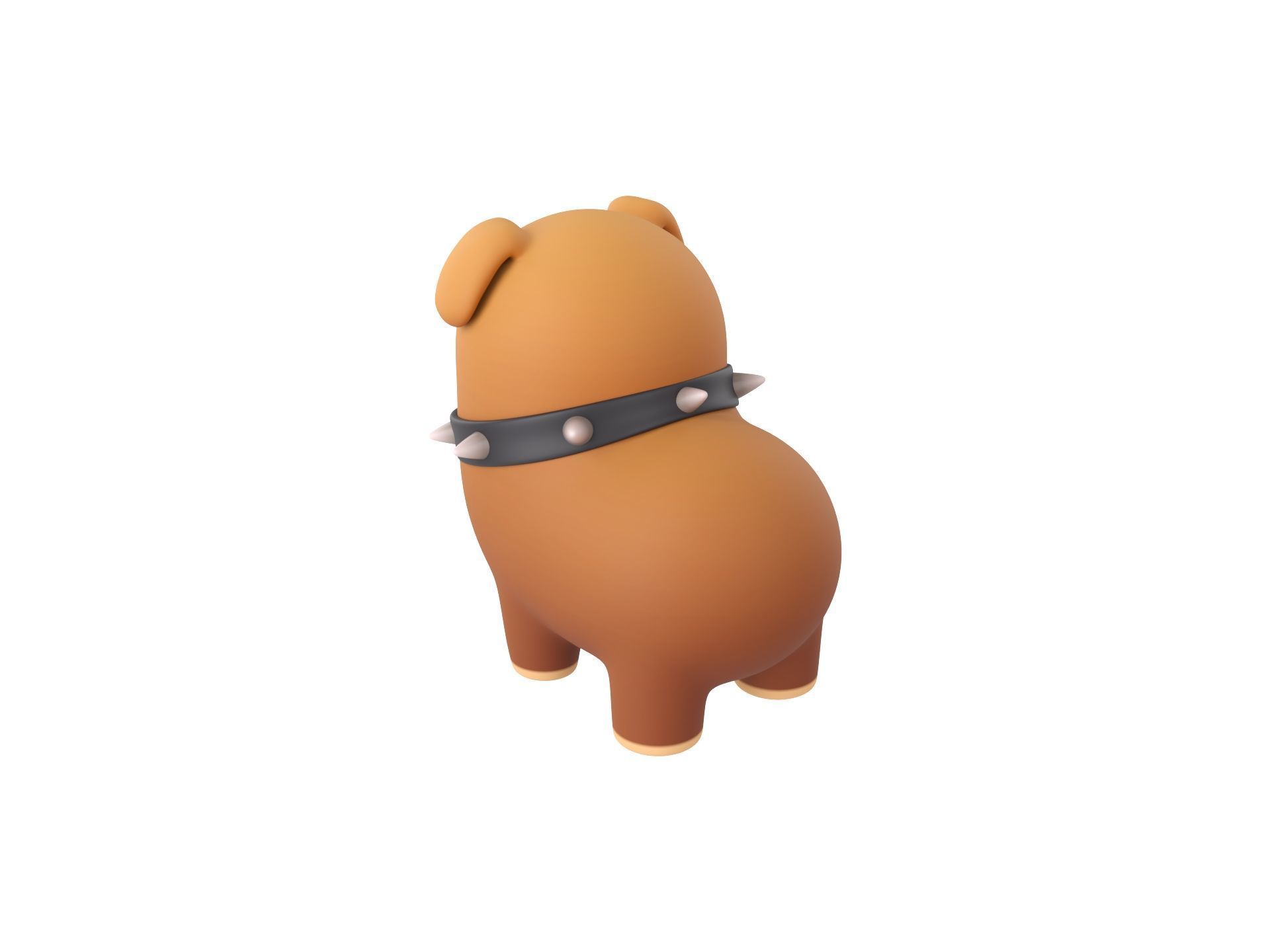 Dog Character 05 3D model_6