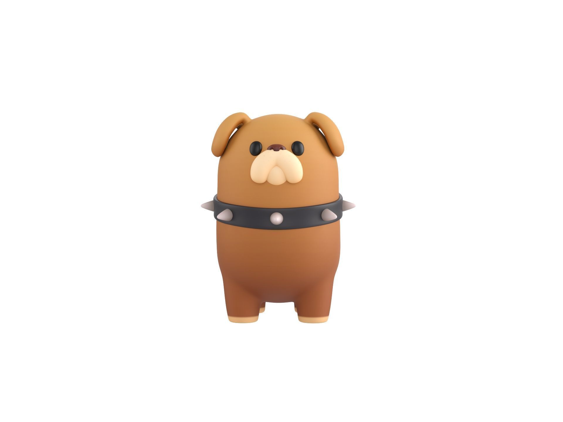 Dog Character 05 3D model_1