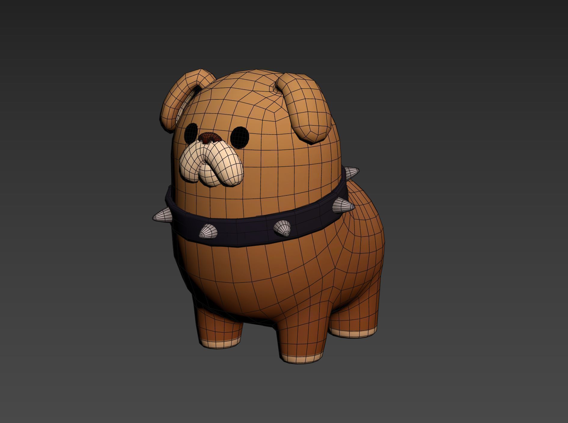 Dog Character 05 3D model_22