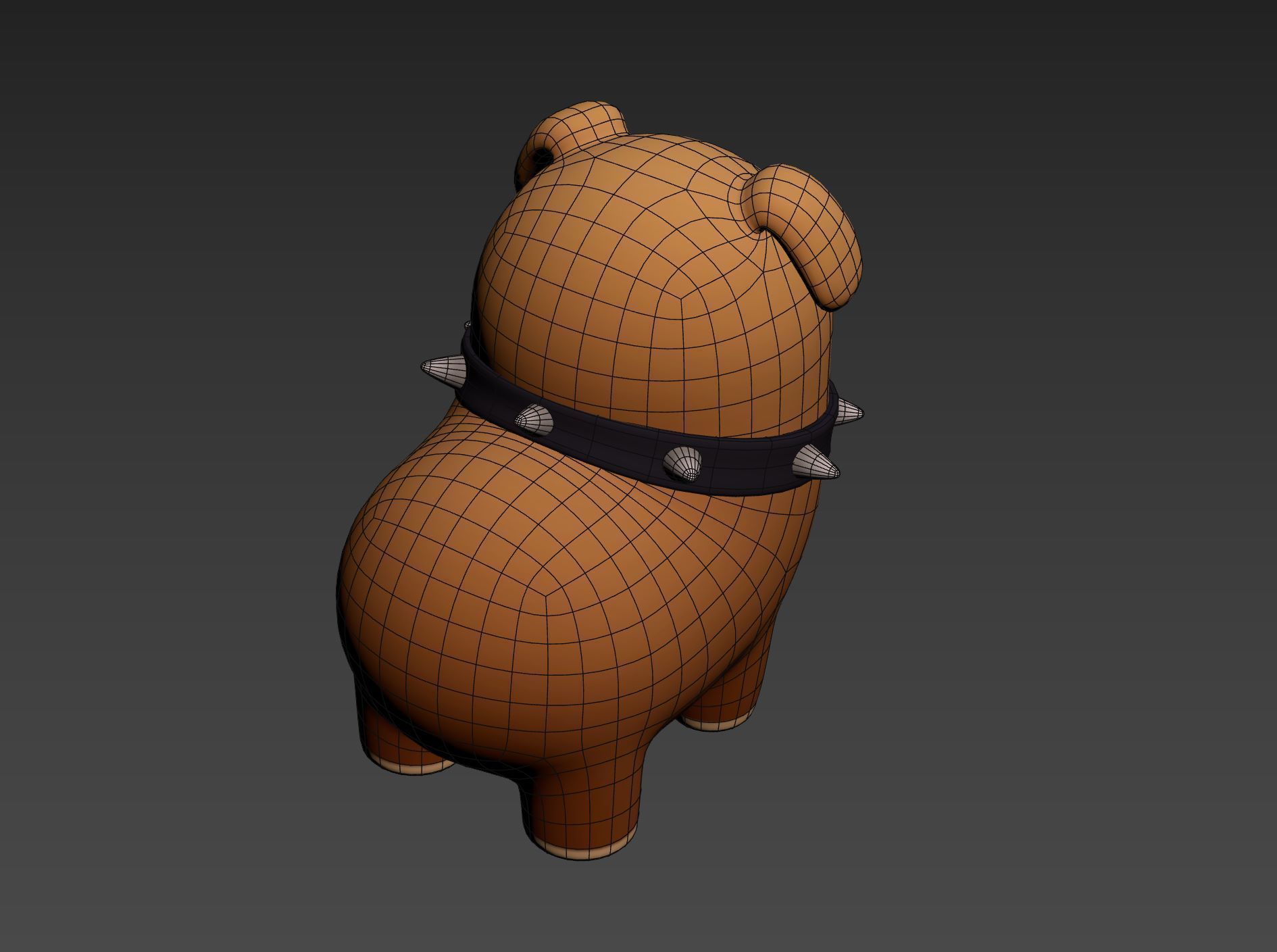 Dog Character 05 3D model_26