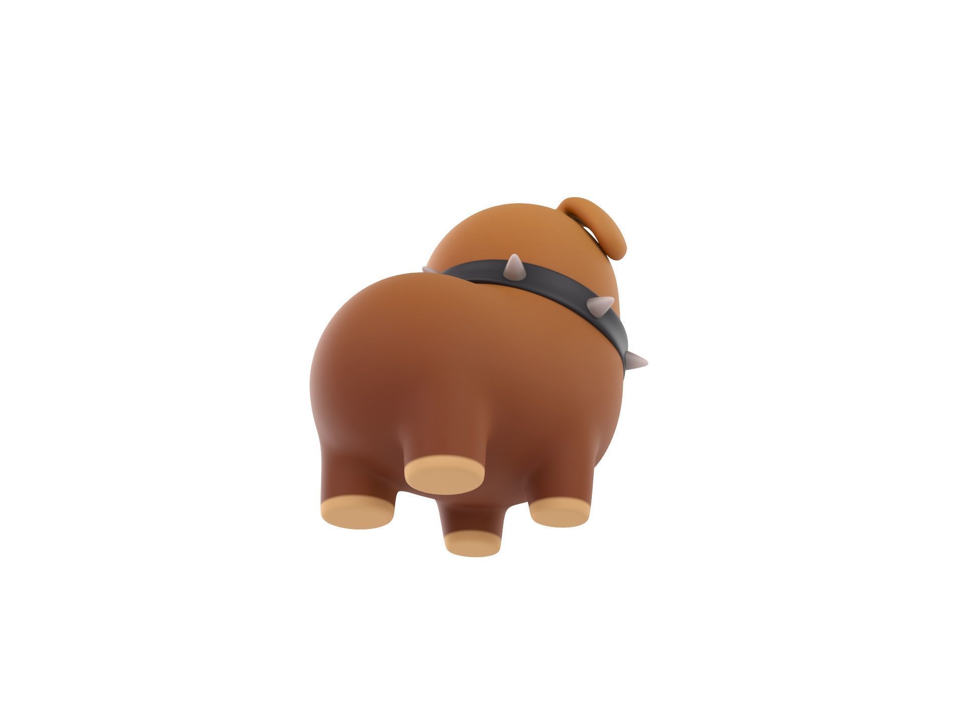 Dog Character 05 3D model_4