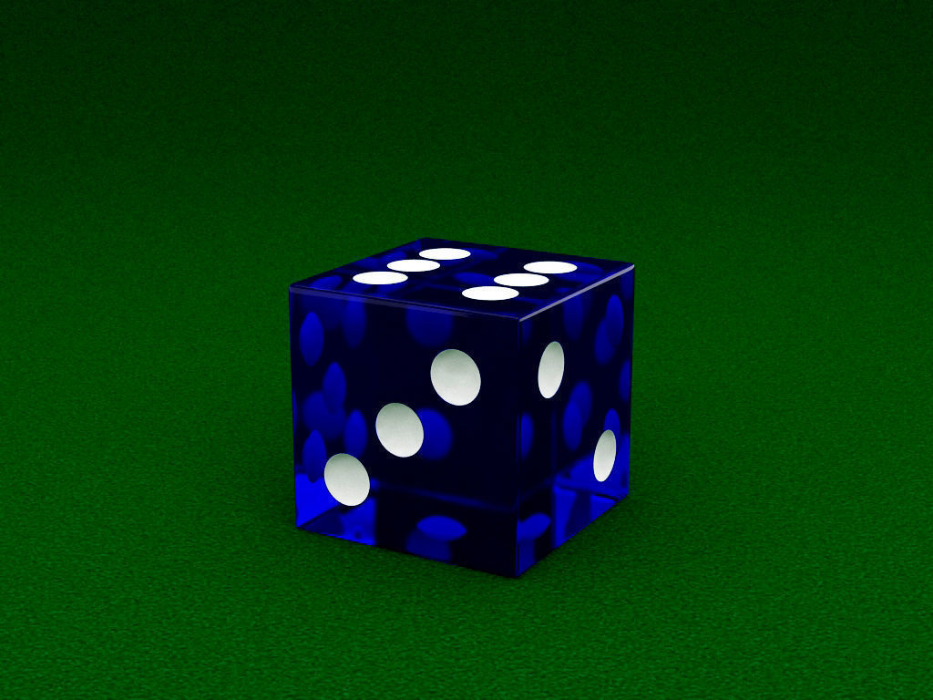 Casino Dice 3D model_2