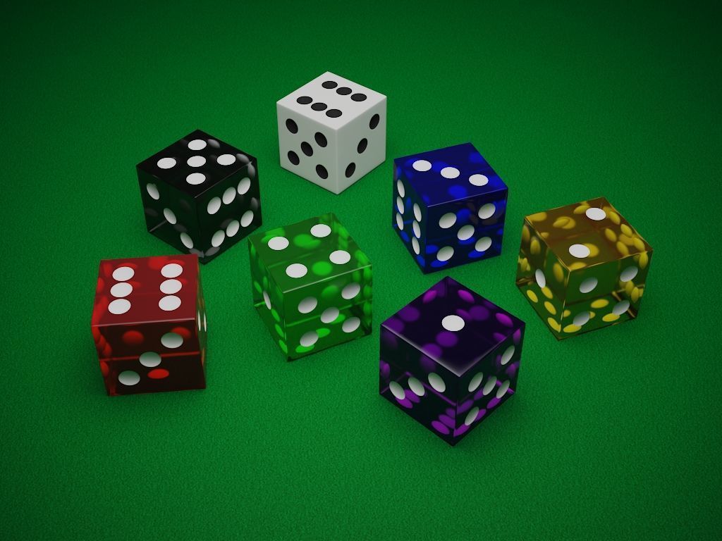Casino Dice 3D model_4