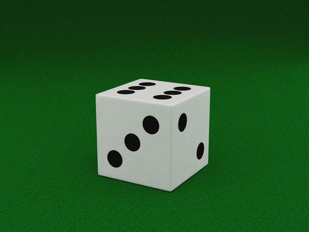 Casino Dice 3D model_9
