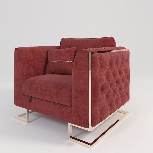 Lucia Armchair 3D model