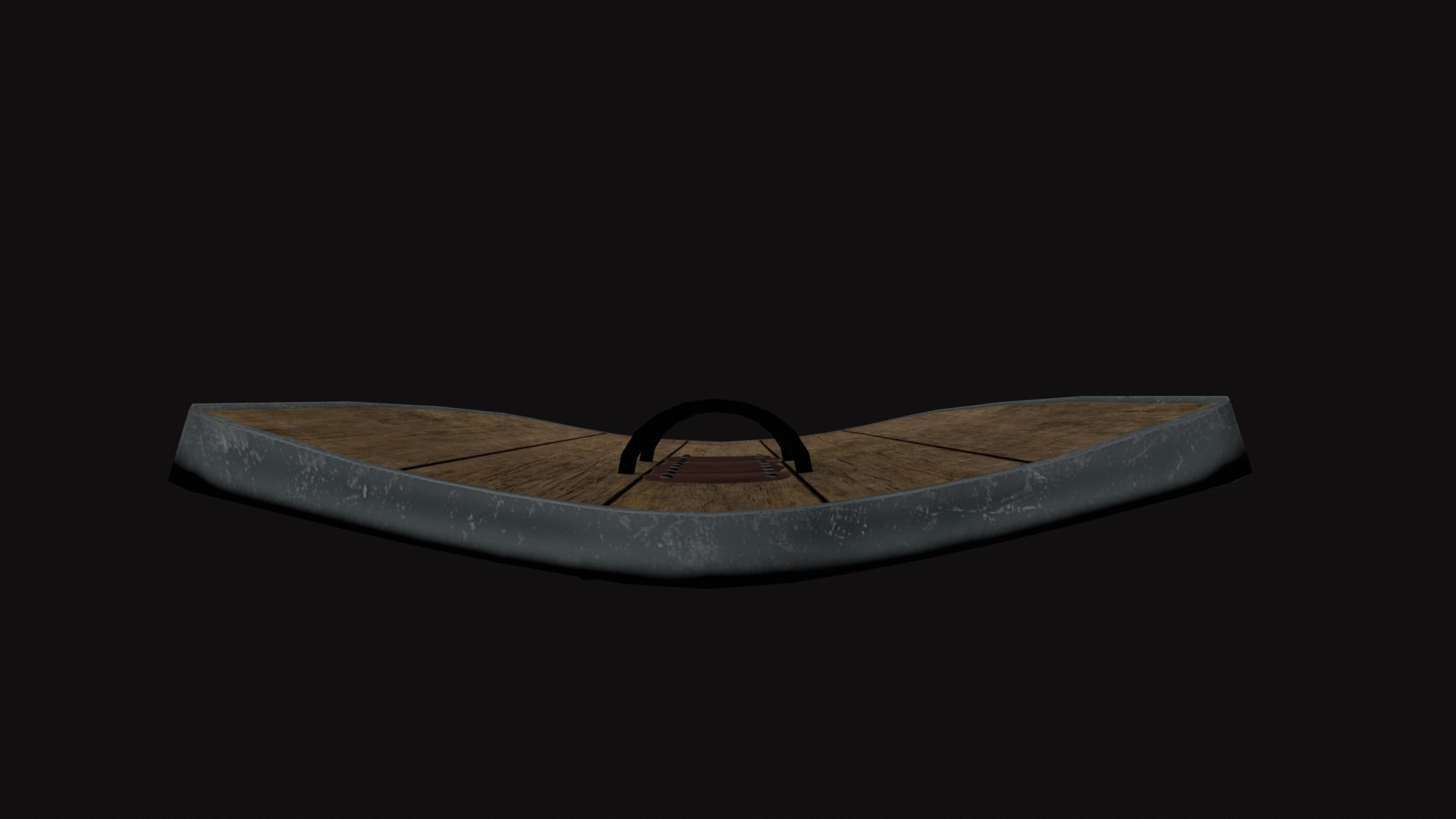 Medieval Shield Low-poly 3D model_6