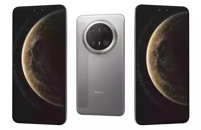 Huawei Mate 70 Pro Plus Gold and Silver Brocade