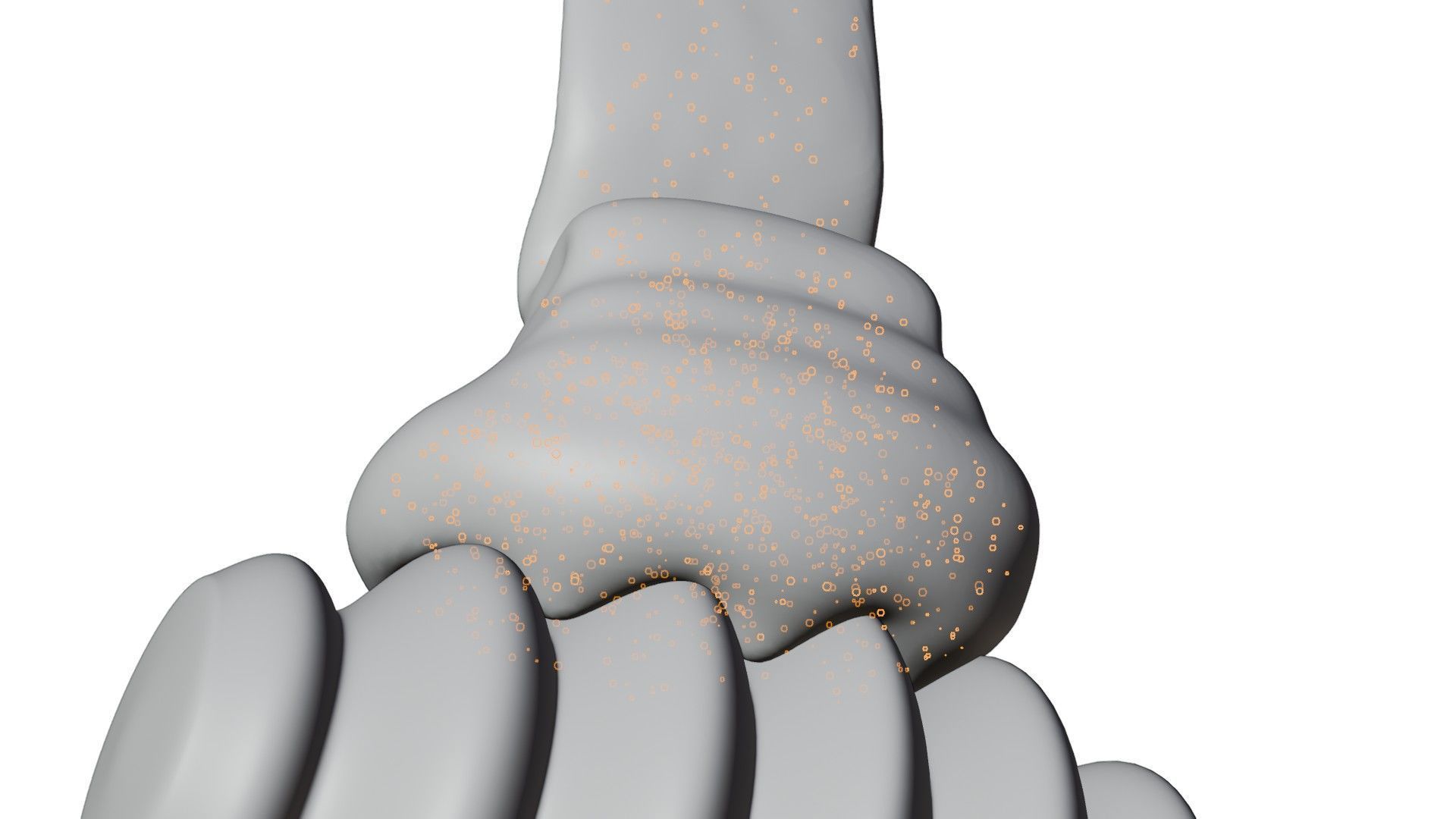 Honey Viscous Animation and Simulation on Honey Dipper 3D model_9