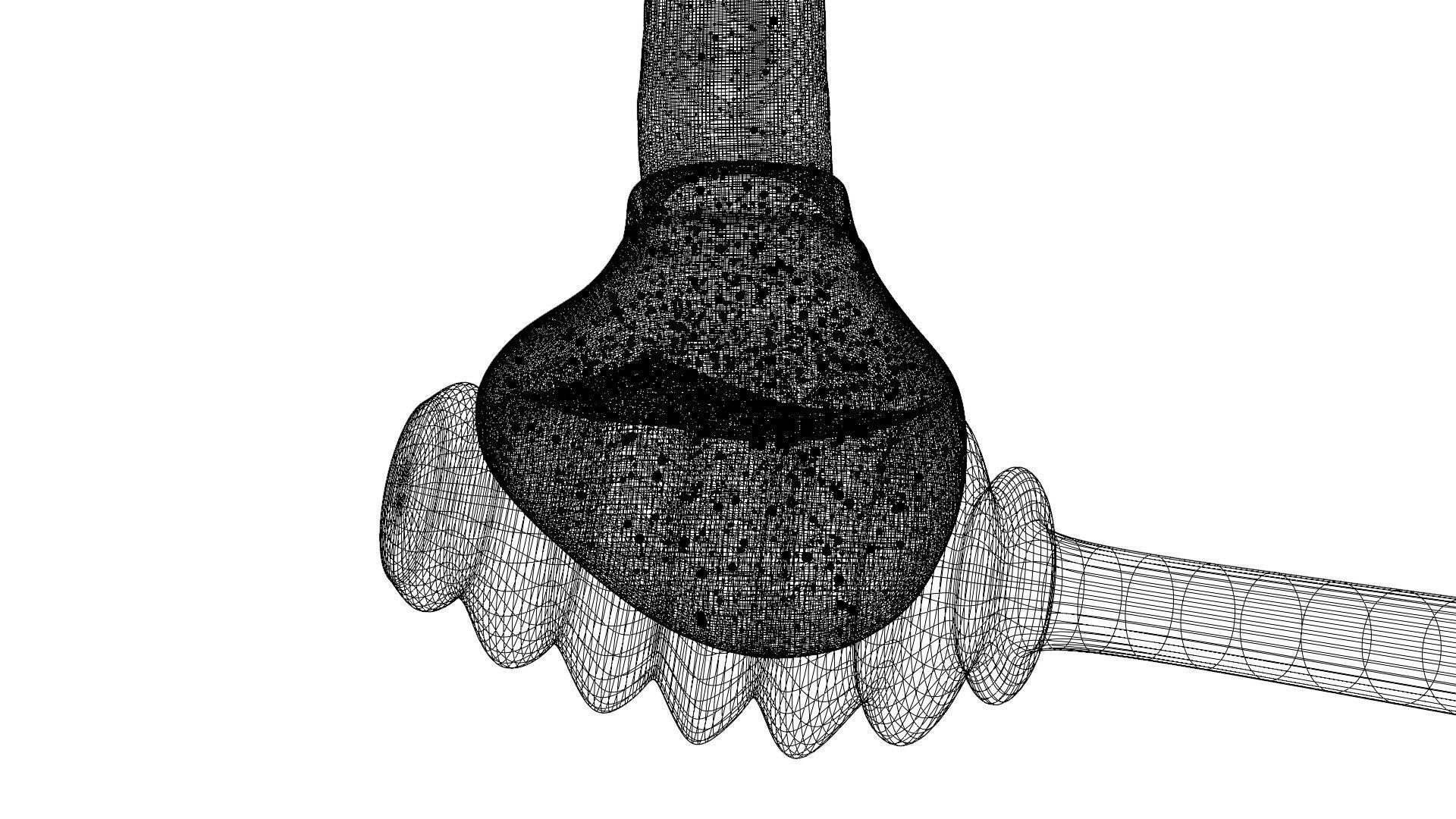 Honey Viscous Animation and Simulation on Honey Dipper 3D model_12