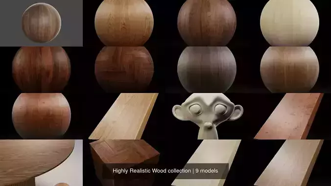 Highly Realistic Wood collection