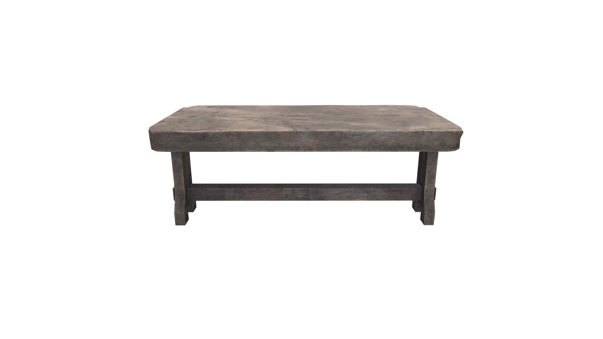 Medieval Table V03 Low-poly 3D model_9