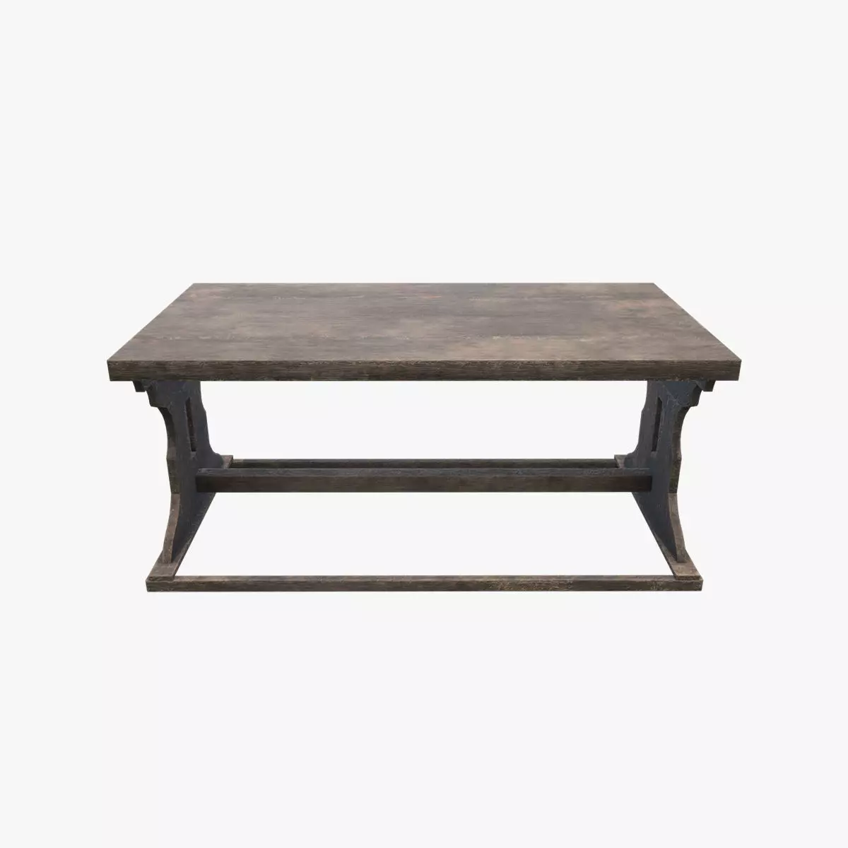 Medieval Table V04 Low-poly 3D model_0