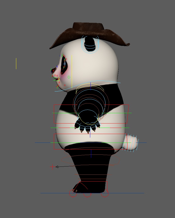 Cute Panda 3D model_6