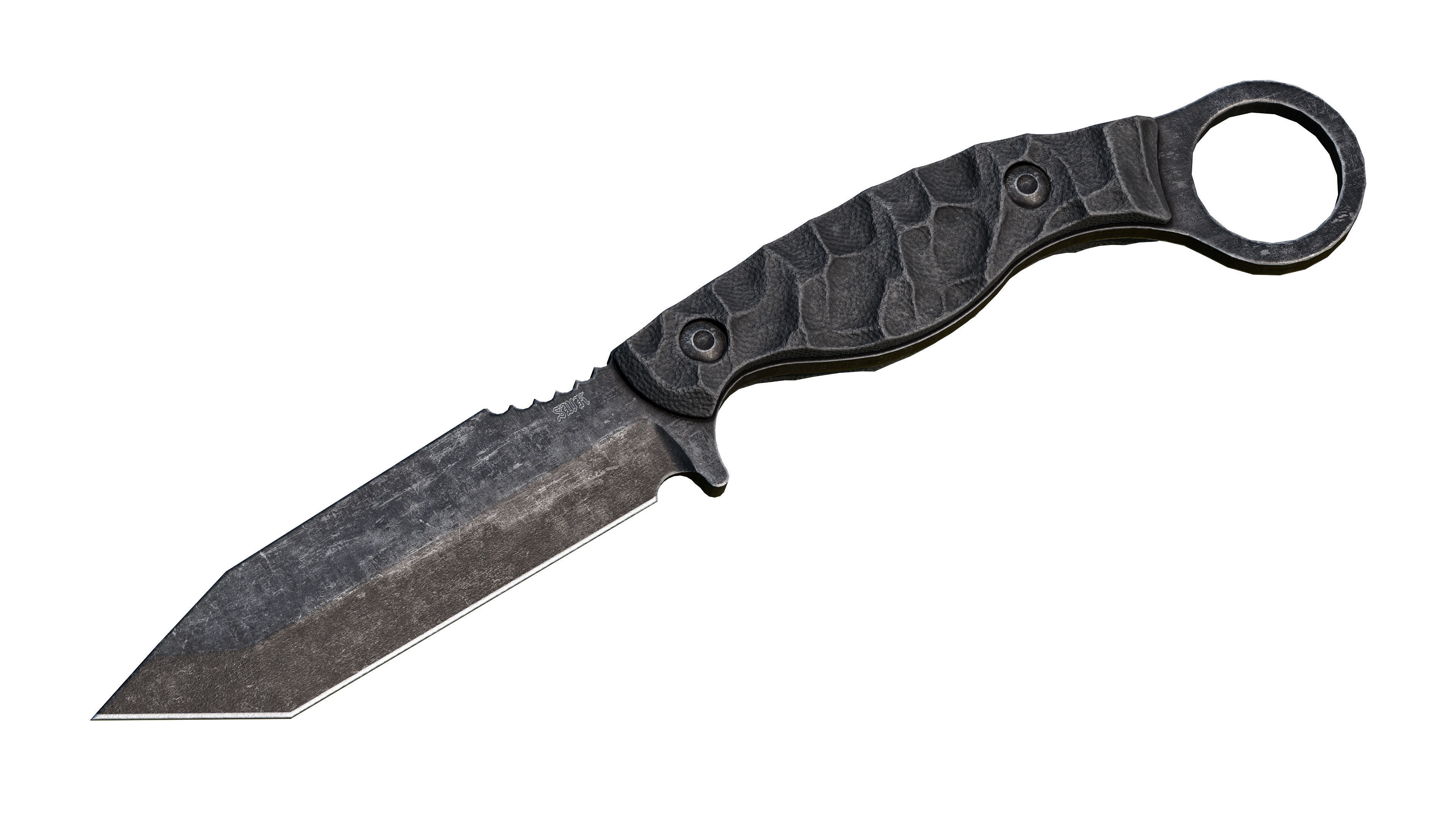 SWK GUARDIAN TACTICAL KNIFE Low-poly 3D model_7