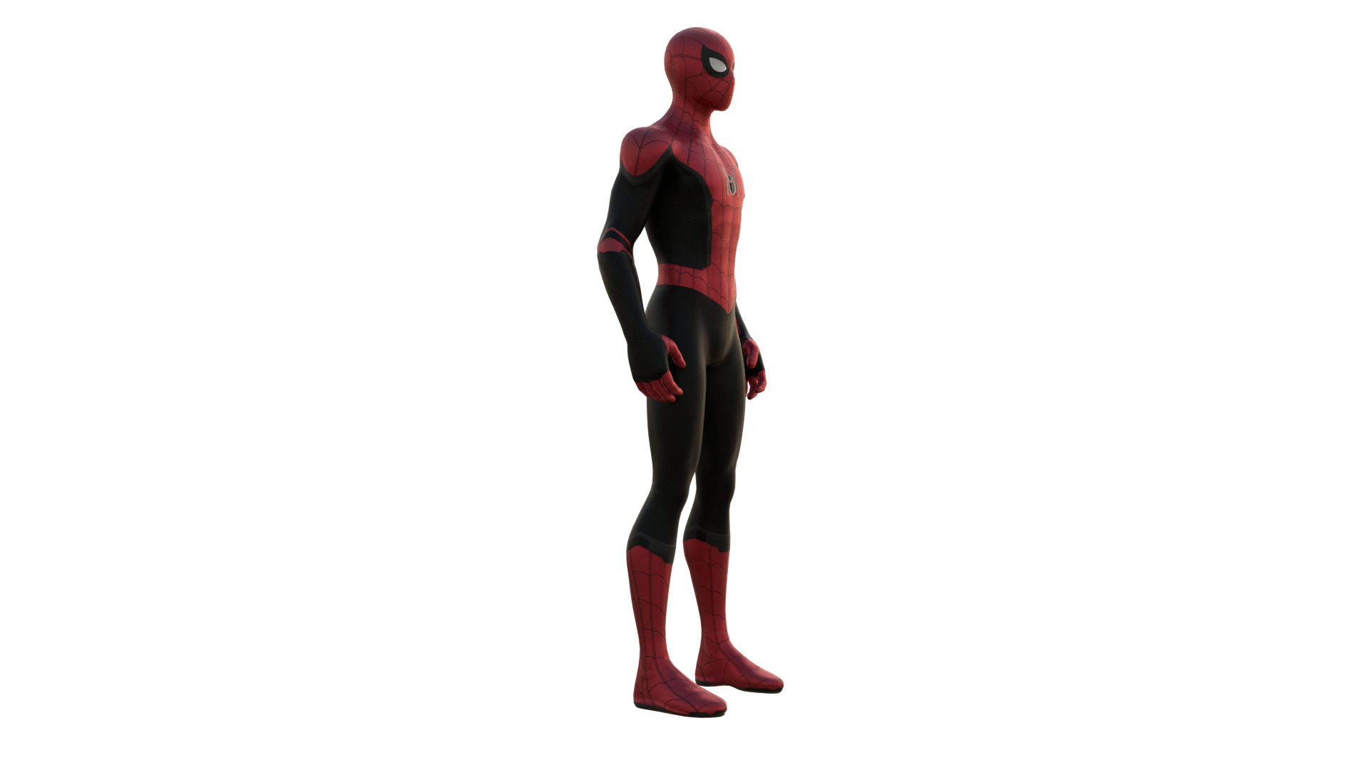 Spider-Man No Way Home Integrated Suit Rigged 3D Model Low-poly 3D model_13