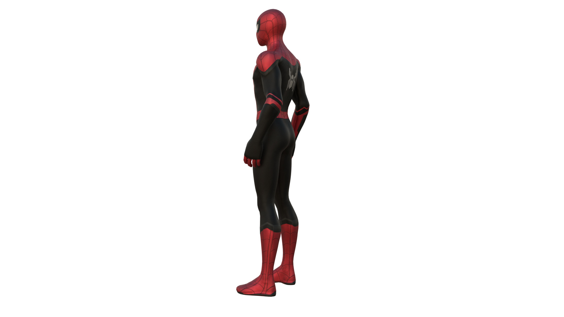 Spider-Man No Way Home Integrated Suit Rigged 3D Model Low-poly 3D model_15