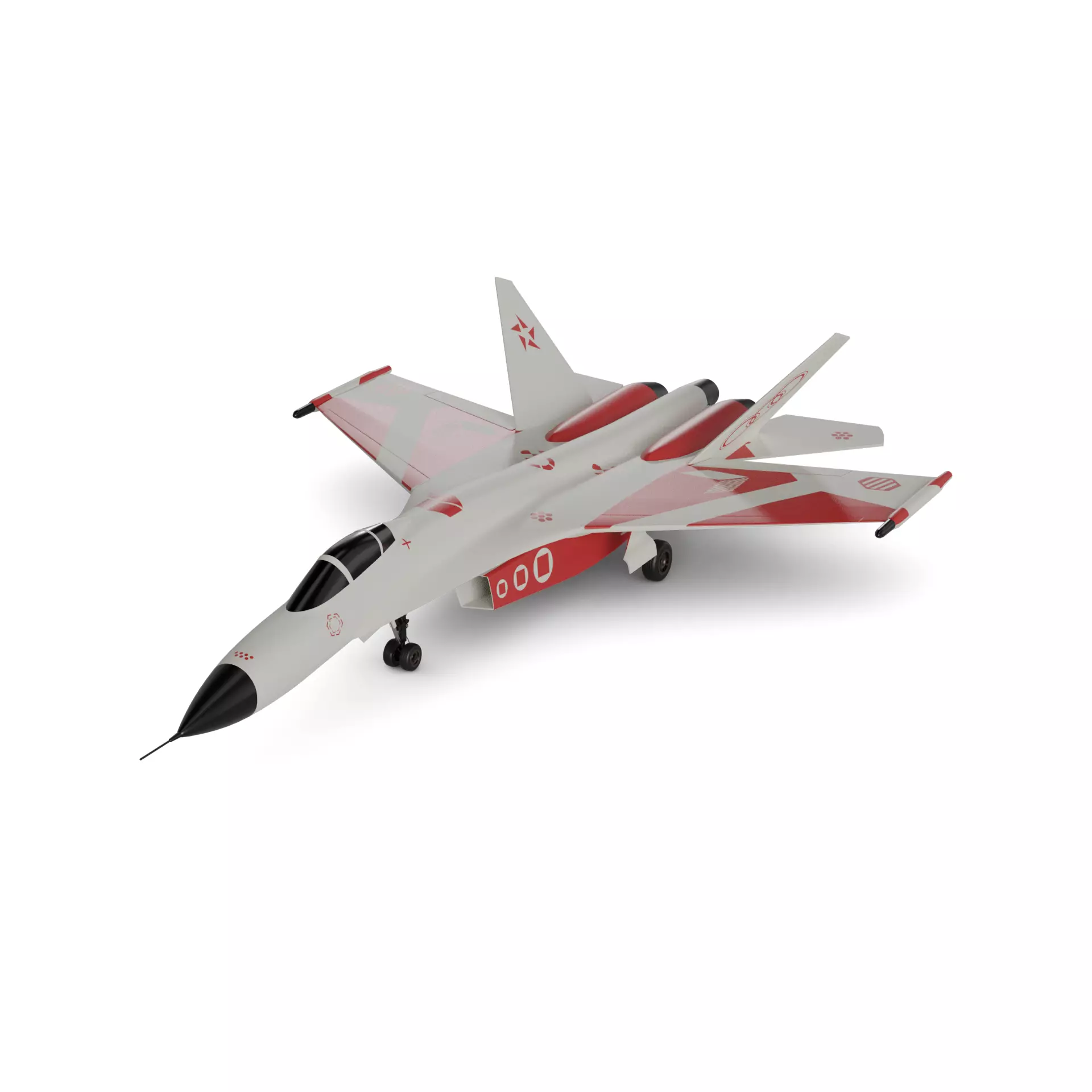 Multirole Fighter 3D model_0