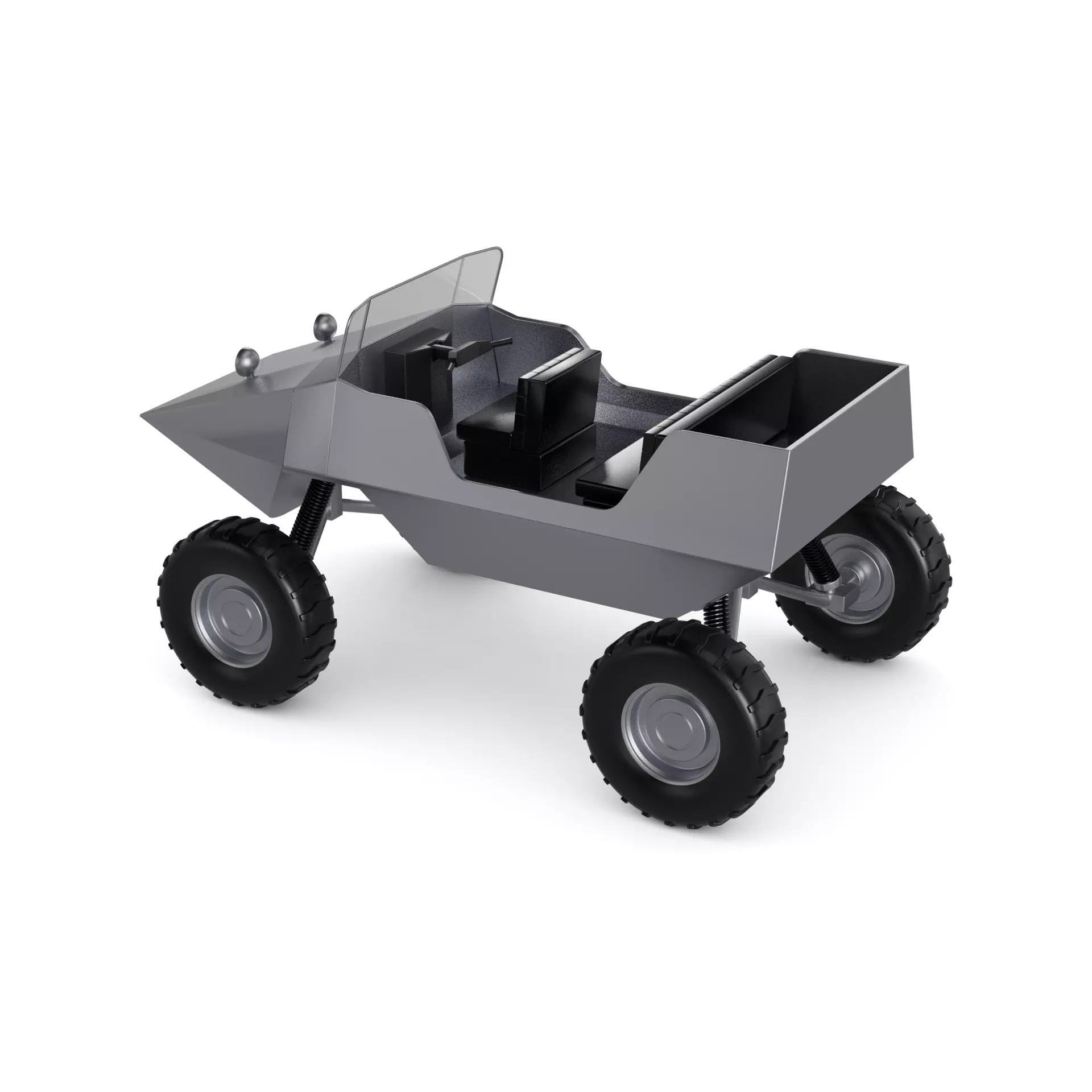 Amphibious ATV 3D model_0