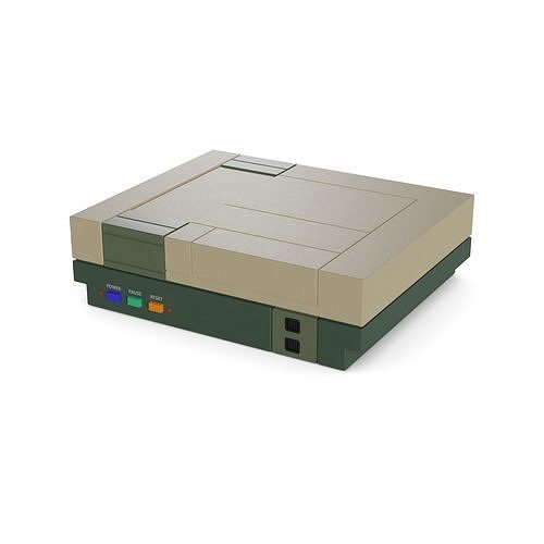 TV console Low-poly 3D model