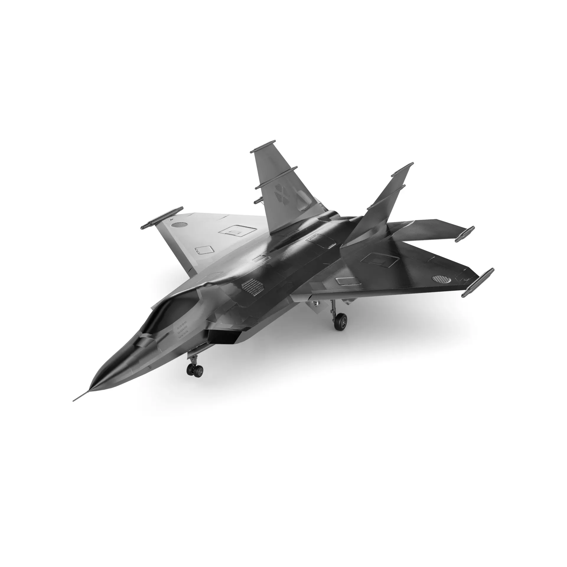 Strike Fighter 3D model_0