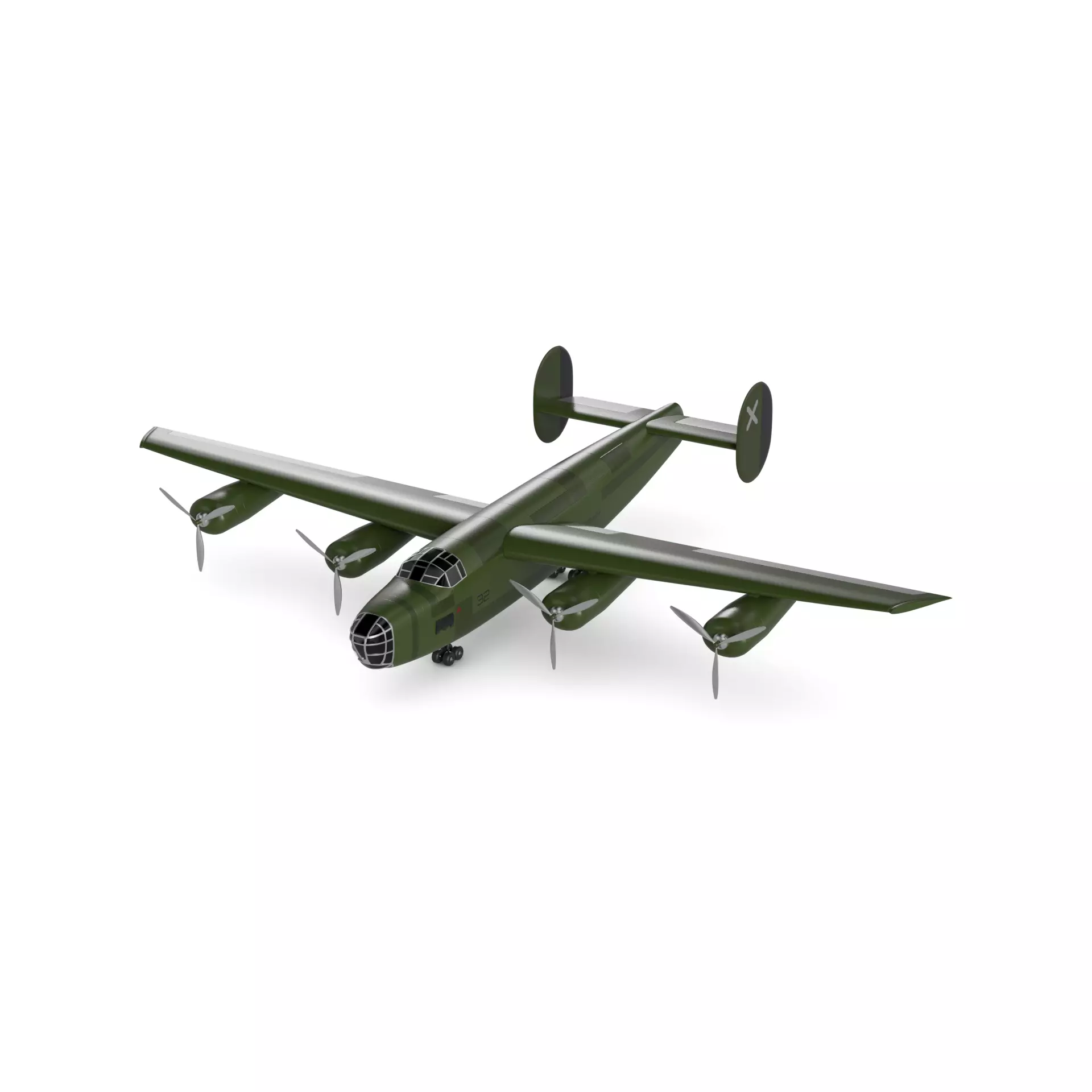 Refueling Tanker 3D model_0