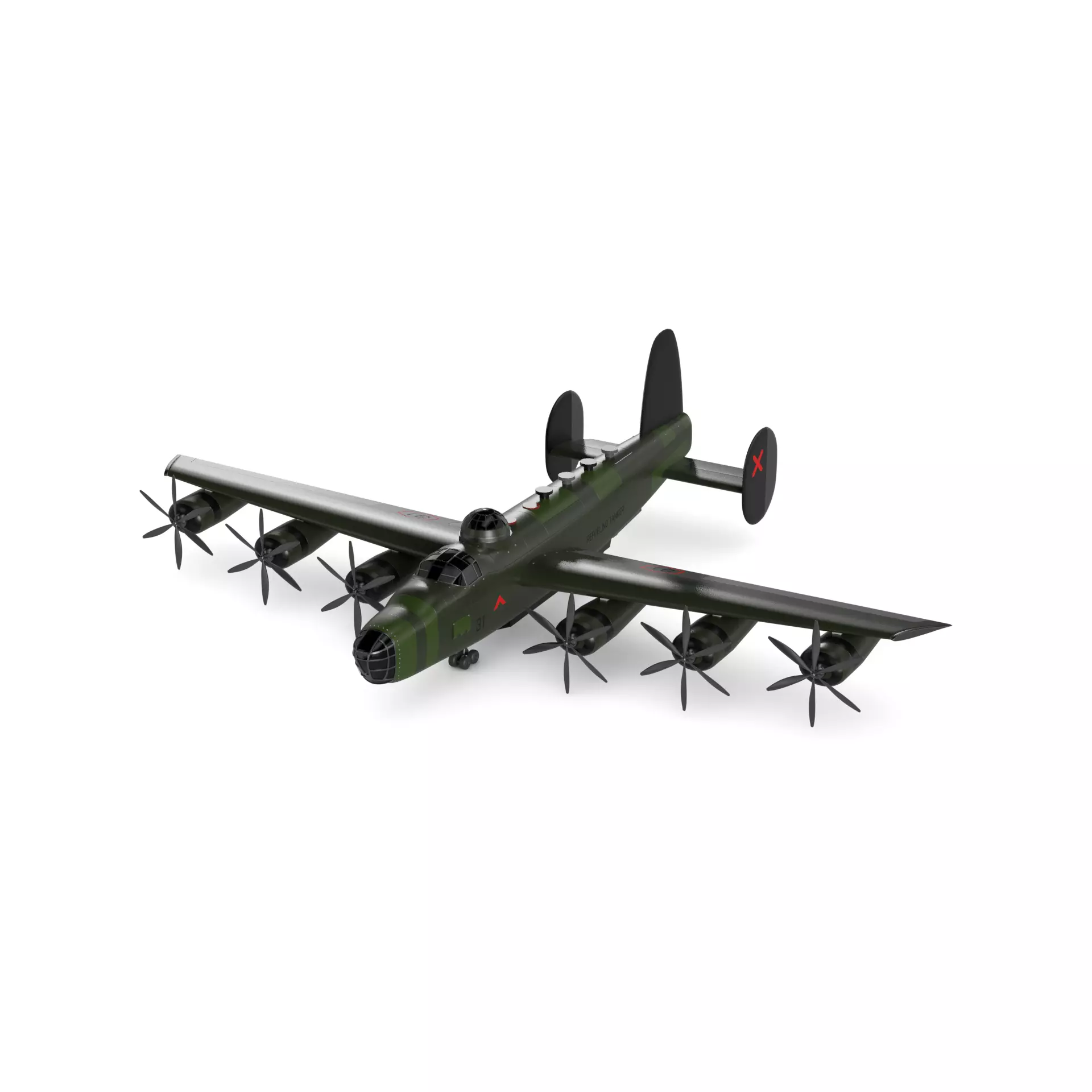 Refueling Tanker 3D model_0